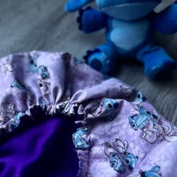 Lilo And Stitch Satin Hair Bonnets 