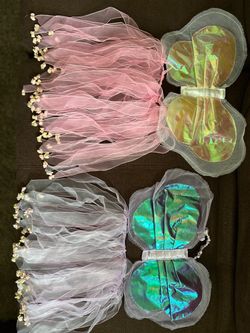 Little girl Fairy skirt and wings costume