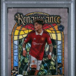 2022 Merlin Chrome UCC Alejandro Garnacho Renaissance #R11 PSA 8 Manchester United