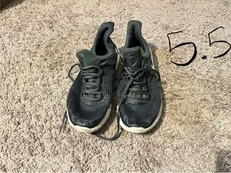 Shoes, shirts and metal bed frame