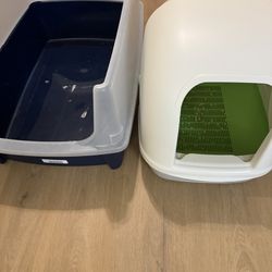 Breeze and xl open lid cat litter box 