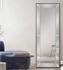Olivia Beveled Glass Floor Mirror **Brand New in Box**