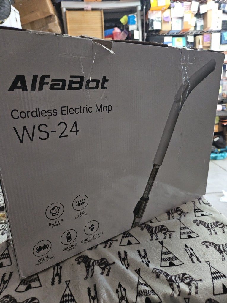 AlfaBot WS-24 Electric Spin Mop,