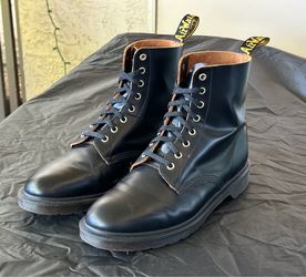 Dr. Martens 1460 Archive Boots - Black Vintage Smooth, Size 10.5 US