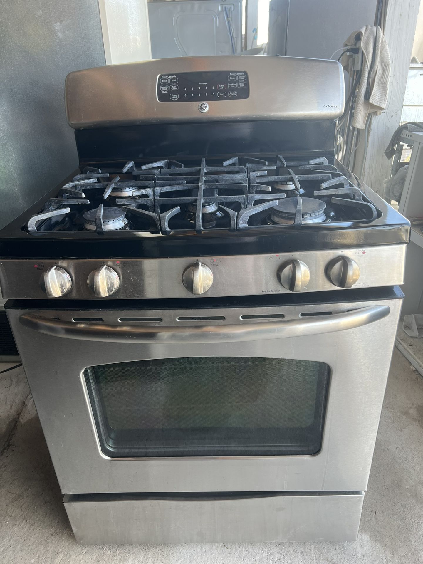 GE Stainless Steel Stove