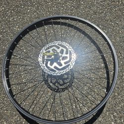 Bike's Alex rims Weel M18, For 26" Tires, Front,Disk Brakes 