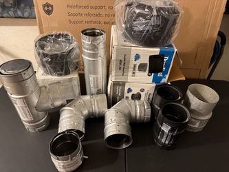 11 Piece Vent Pipe Lot Multi-Fuel & Stove NEW