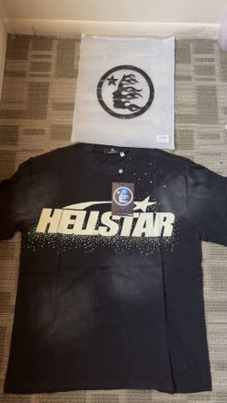 Hellstar rhinestone classic shirt. Large