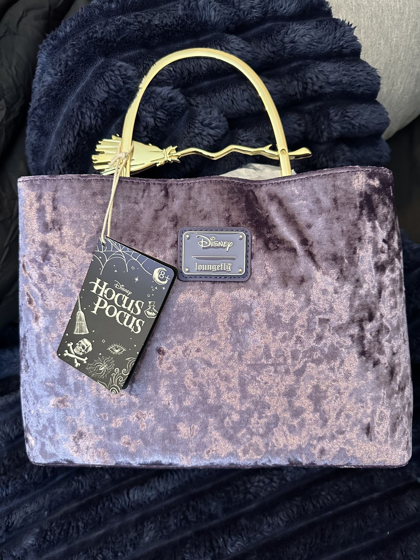 Loungefly Hocus Pocus purple velvet Bag