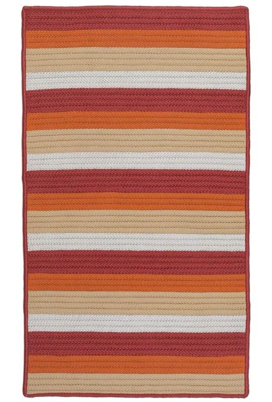 Rug, Orange Red 27"x46"
