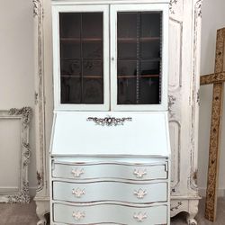 Charming Antique Hutch Cabinet 