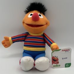 Hasbro Playskool Friends Sesame Street Ernie Doll Plush Doll 10"