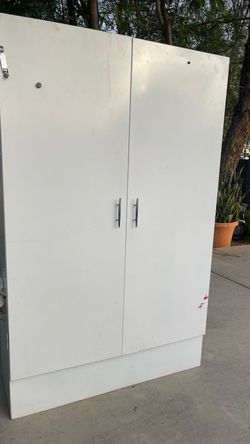 Two doors big metal cabinet