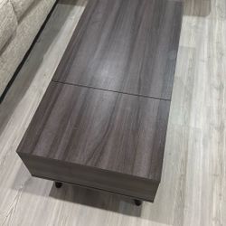Wooden Coffee Table With Storage