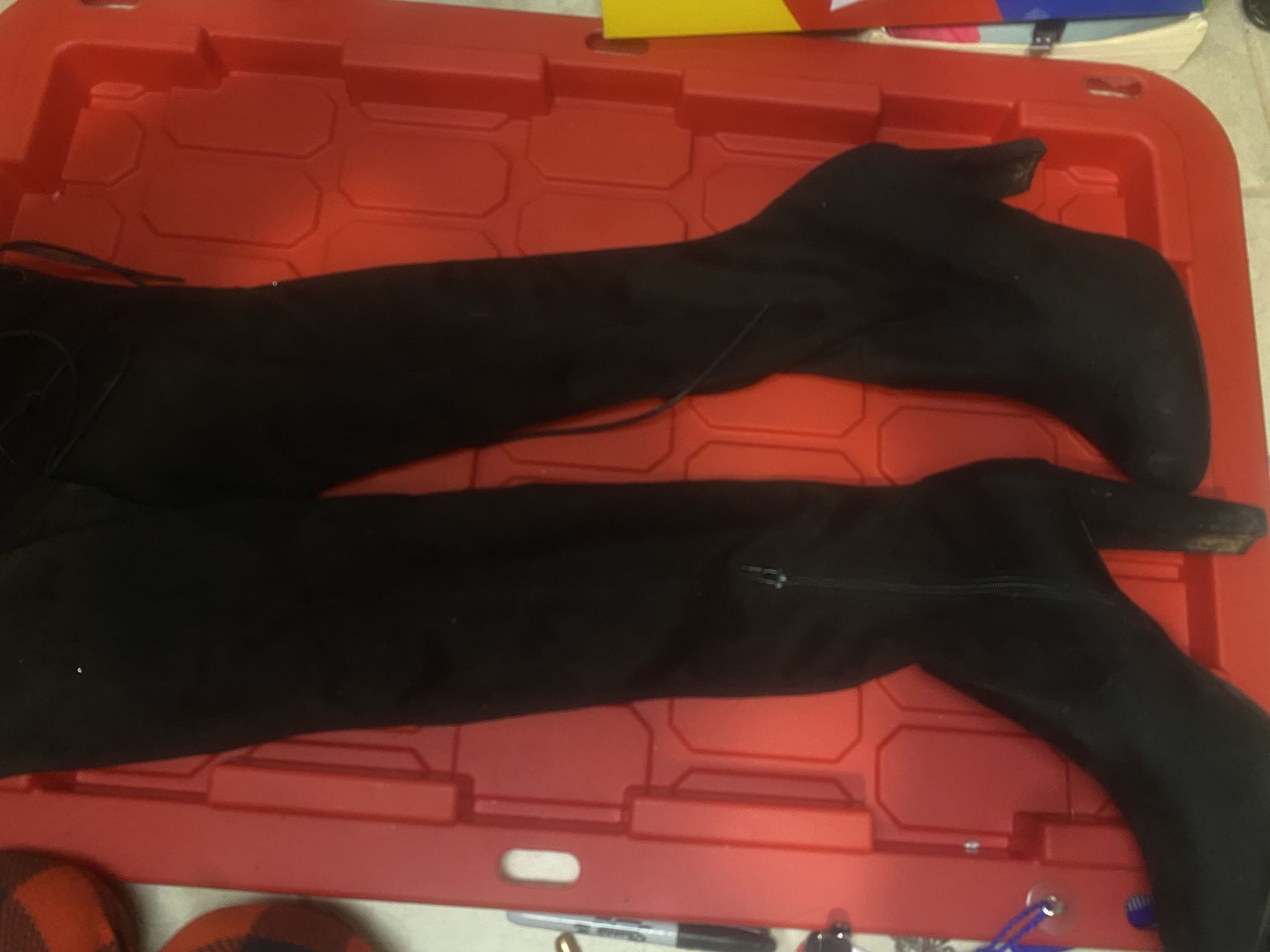 Black High knee Boots