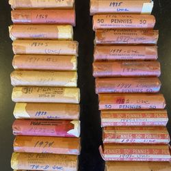 24 Rolls Uncirculated 78$