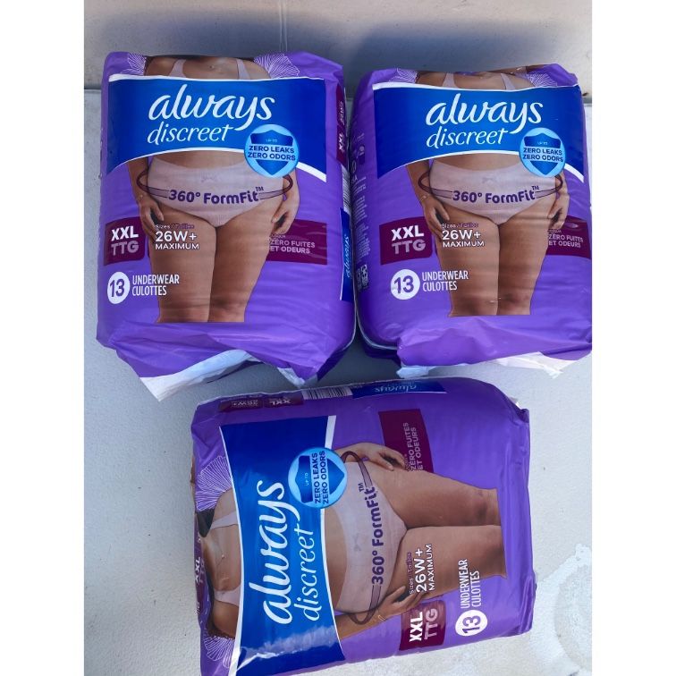 Always Discreet Underwear XXL Bundle
