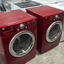 Lg Frontload, Washer And Gas Dryer