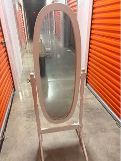 Oval Full Length Mirror with Stand
