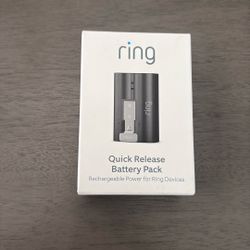 Quick Release Battery Pack — Compatible with all battery-powered Ring Cameras and Ring Doorbells
