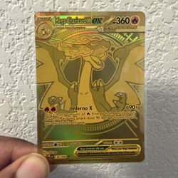 Mega Charizard X Ex - 130/094 - Gold Card From Phantasmal Flames