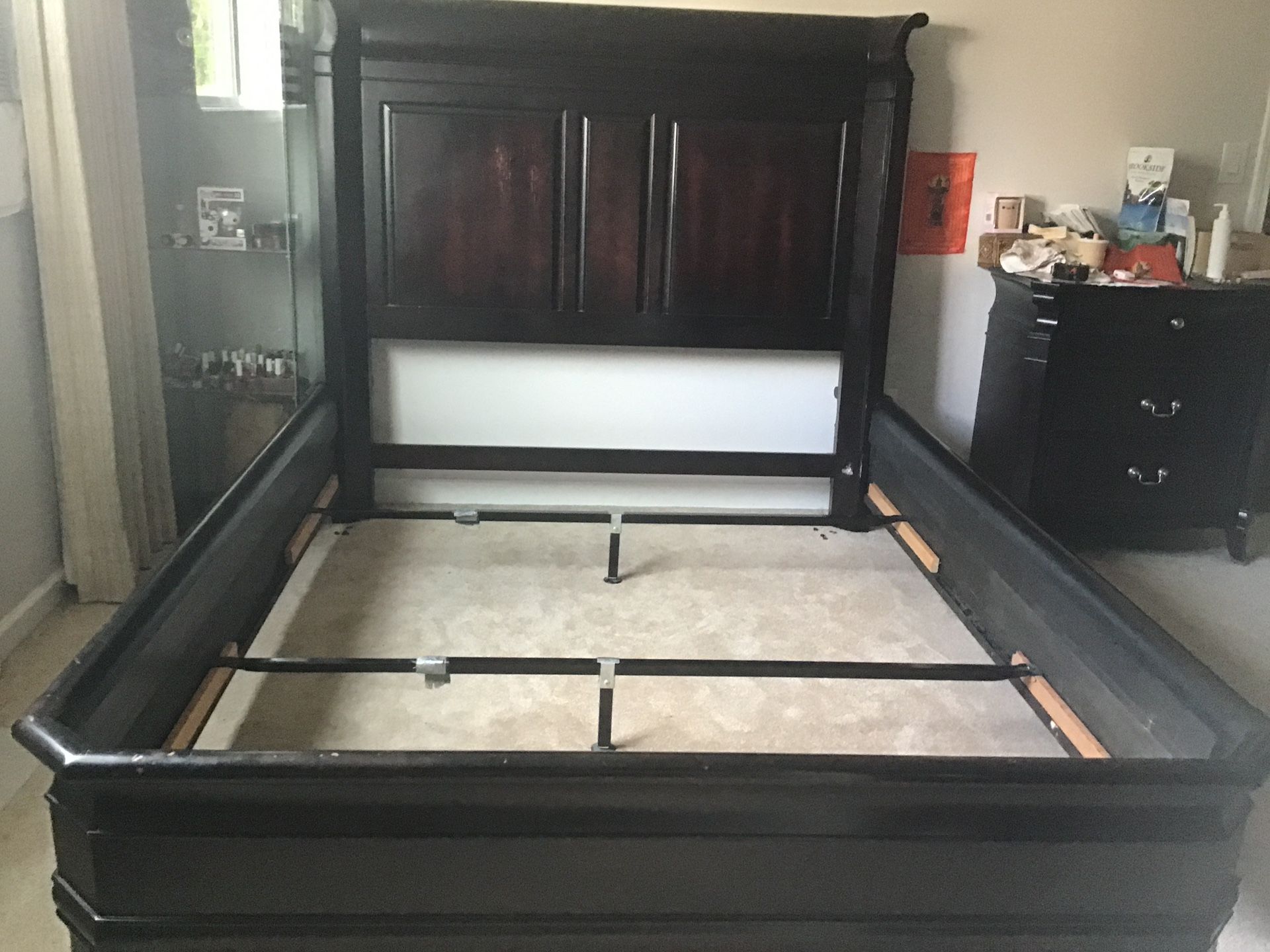 Real Cherry Wood 5 Piece Bedroom Set