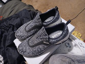 Prada knitted crossection low slip on sneakers Men Size 11 LIKE NEW *200 OBO*