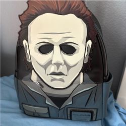 Loungefly Michael Myers Halloween Backback-Black & Gray NWT