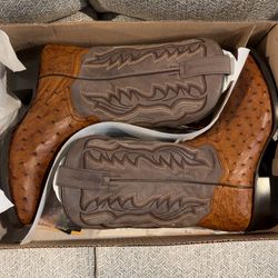 Dan Post Ostrich Leather Boots