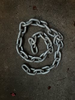 Galvanized Steel 3/8 6ft Chain. Anti-Theft, Hoisting, Rigging