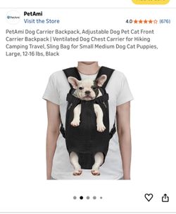 Dog Carrier Backpack Brand New
