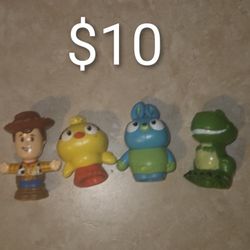 Toy Story Little People Woody Ducky Lucky Rex