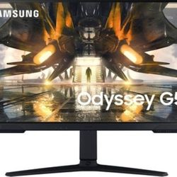 Samsung - Odyssey 32” IPS LED QHD FreeSync Premium & G-Sync Compatible Gaming Monitor with HDR