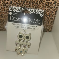 Owl Pendant Charm - NWT 