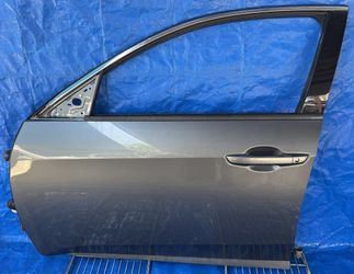 17-21 HONDA CIVIC HATCHBACK FRONT LEFT DOOR ASSEMBLY GRAY NH737M