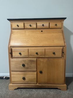 Wood Dresser w/Marble Top