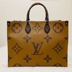 Authentic LV On The Go GM Tote