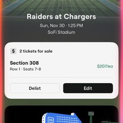 RAIDERS VS CHARGERS