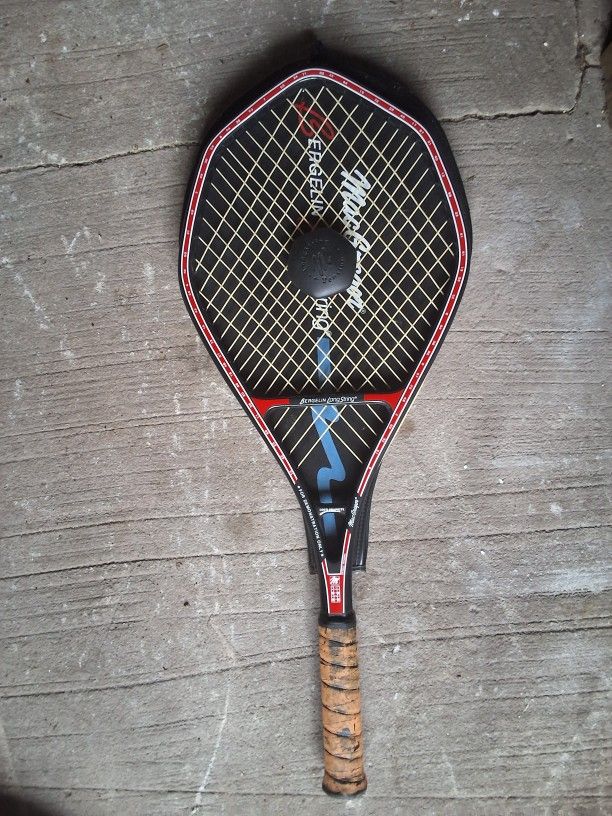 MacGregor Bergelin Long String Tennis Racquet