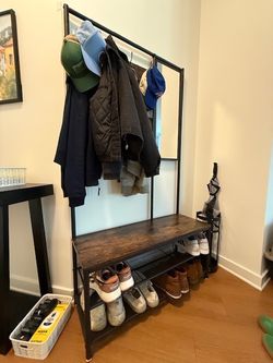 Coat Rack + Shoe Bench