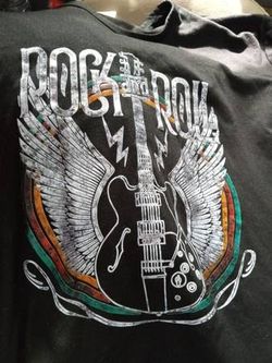 Rock and Roll shirt. Black.M. Mint. $10 OBO .
