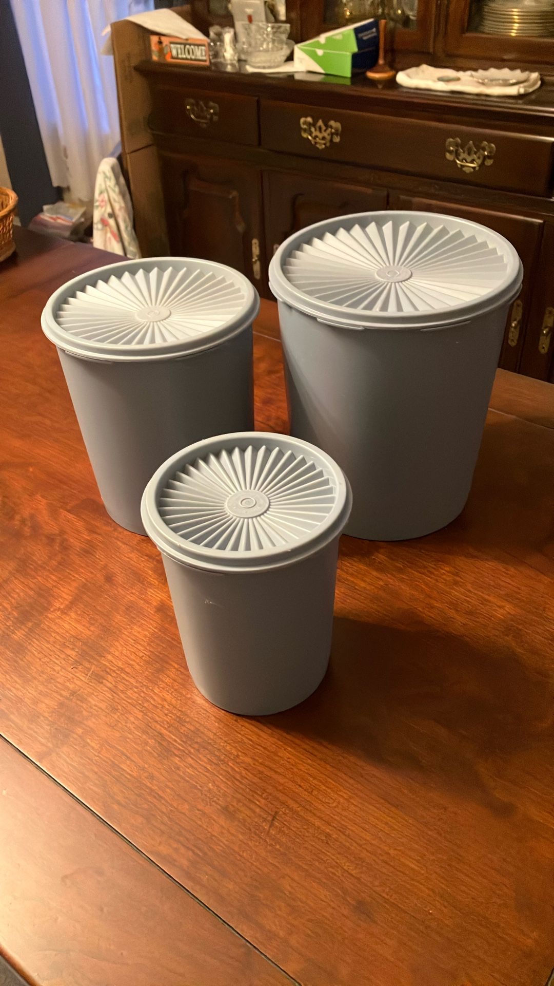 3-pack Tupperware Canisters 