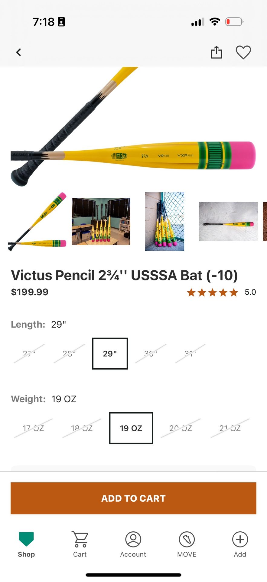 Baseball Pencil Bat