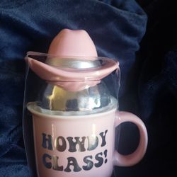 Pink Cowboy Hat Disco Cup