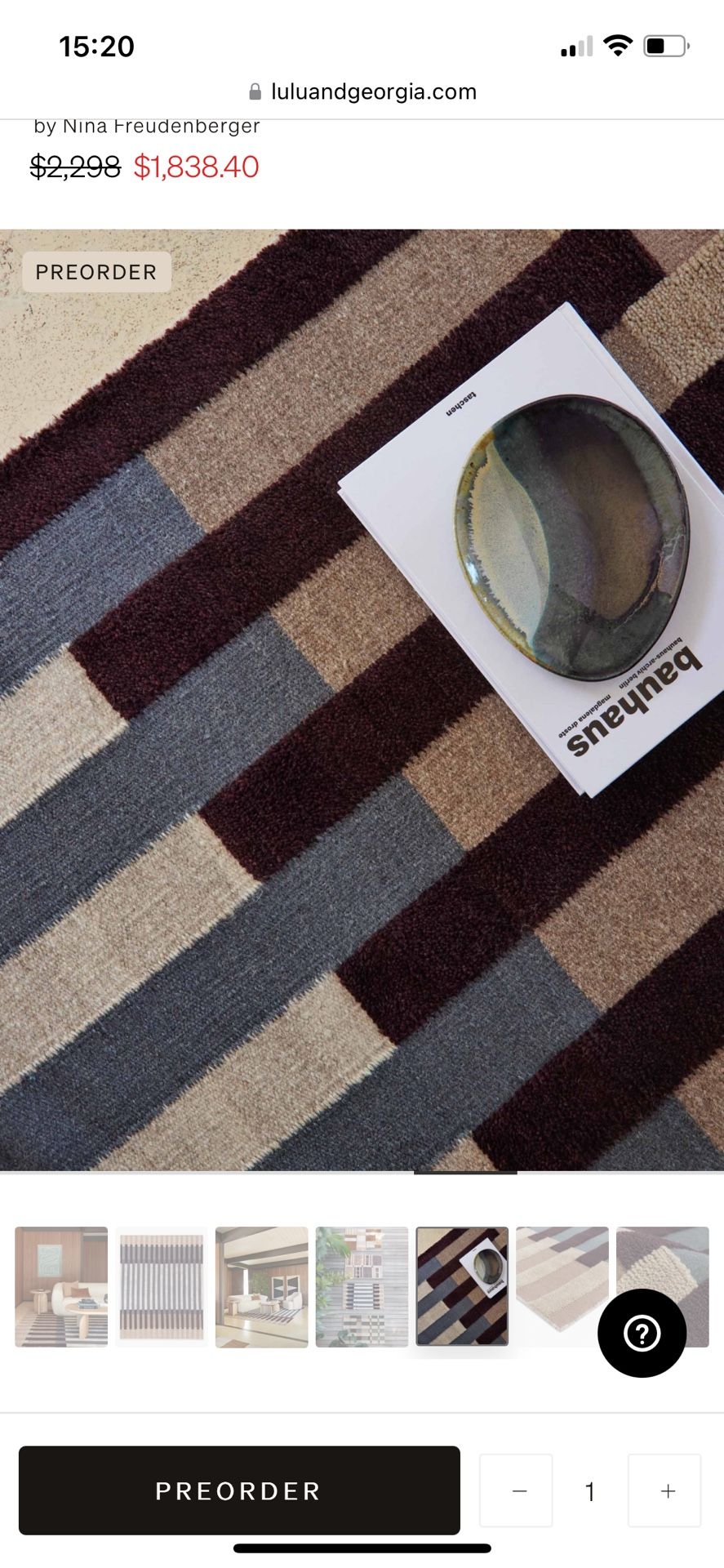 Otti Rug by Nina Freudenberger X Lulu & Georgia