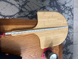 Wood pizza board