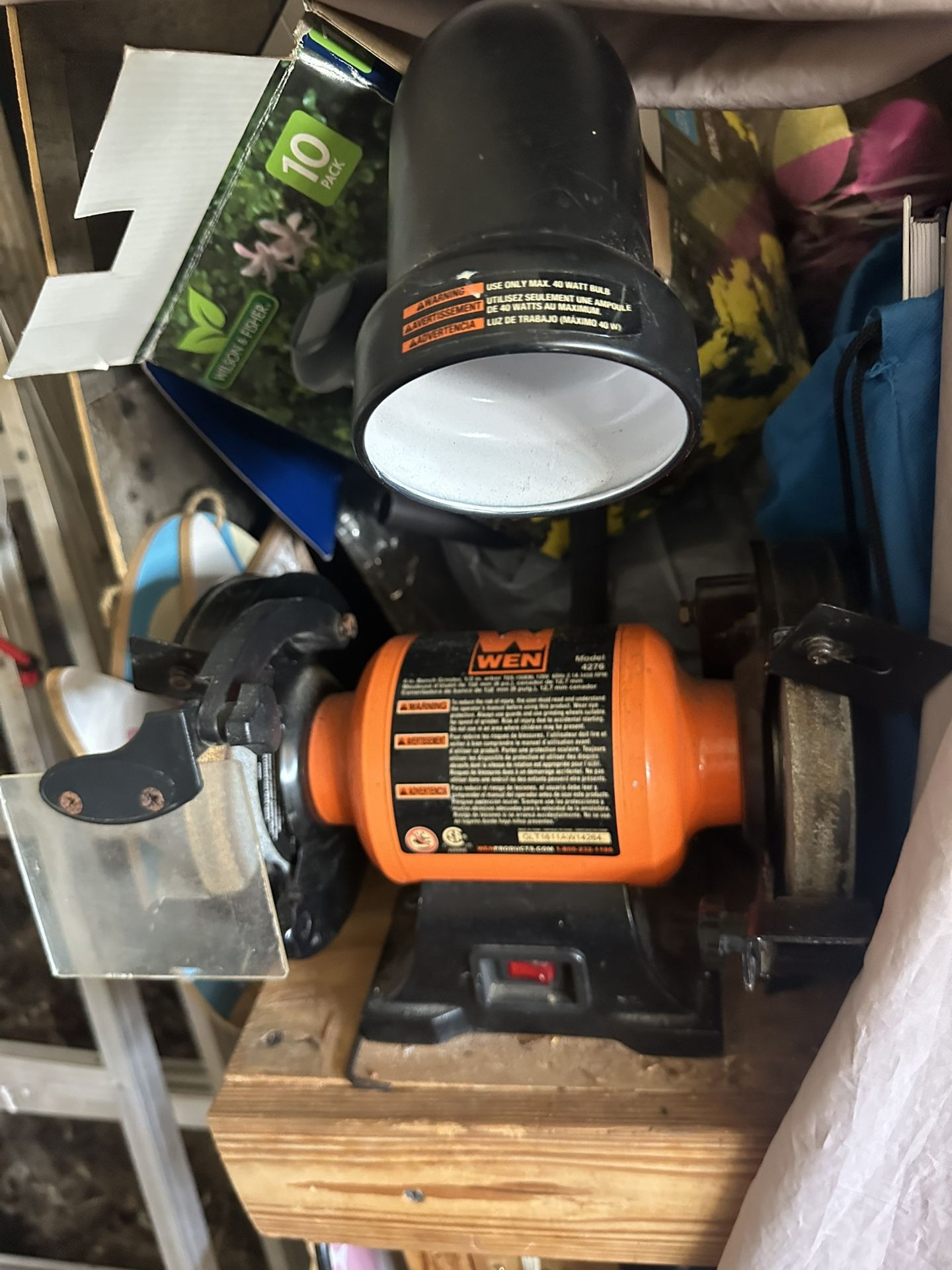 6 in. Bench Grinder with LED Lights