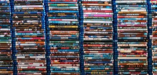 Approx 400 Used BluRay and DVD Movies