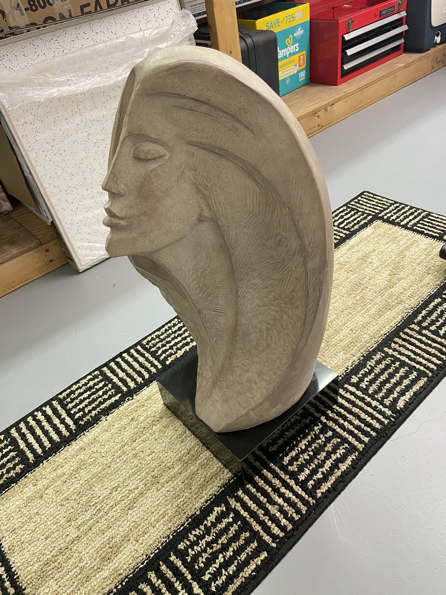 Face Sculpture Statue Austin Productions