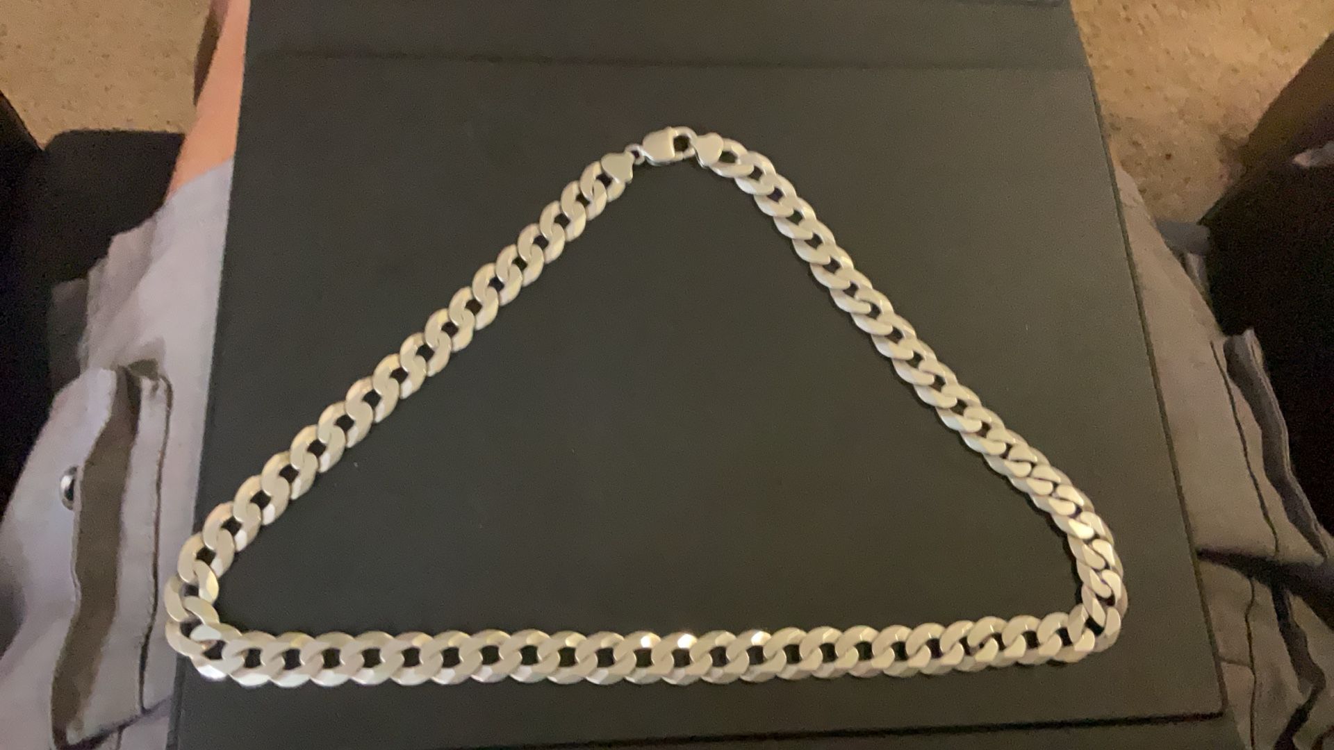 Silver Men’s Necklace 24”